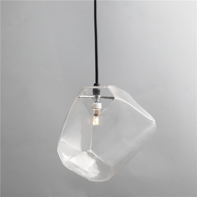 Stone Glass Pendant Colorful Light - Luminous Lighting Lab