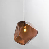 Stone Glass Pendant Colorful Light - Luminous Lighting Lab